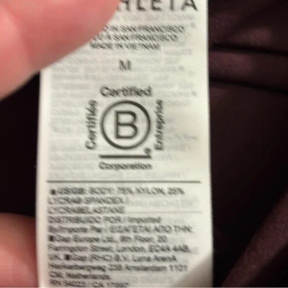 Athleta Ultra High Rise Elation Flare Pant in Spiced Cabernet Size Medium - Picture 6 of 6